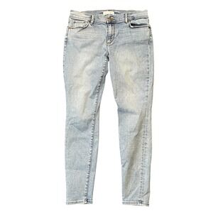 Ann Taylor LOFT Denim Legging Jeans Women's Size 28/6 Petite‎ Light Wash